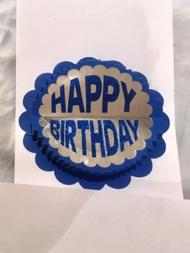 Pop-Up Card - Happy Birthday Cake